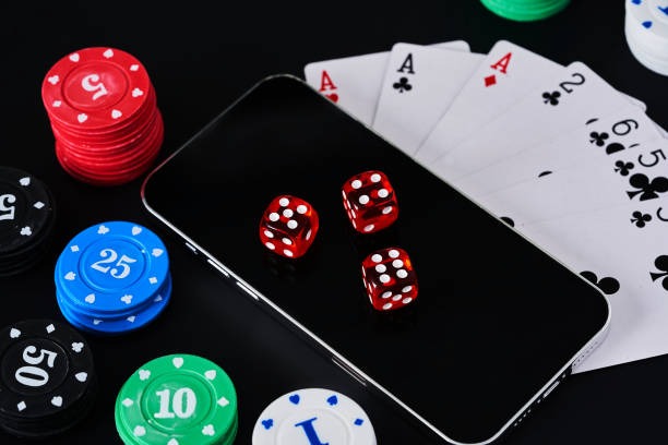 Dream Gaming live blackjack table with multi-camera feed on mobile phone
